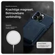 Rosso Avanti Apple iPhone 15 Hoesje Alcantara MagSafe met Wallet Blauw afbeelding 6