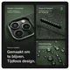 Rosso Avanti Apple iPhone 15 Hoesje Alcantara MagSafe met Wallet Groen afbeelding 4