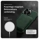 Rosso Avanti Apple iPhone 15 Hoesje Alcantara MagSafe met Wallet Groen afbeelding 6