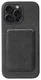 Rosso Avanti iPhone 15 Pro Max Hoesje Alcantara MagSafe met Wallet Grijs