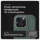 Rosso Avanti Apple iPhone 14 Pro Hoesje Alcantara MagSafe met Wallet Groen afbeelding 2
