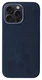 Rosso Avanti iPhone 14 Pro Max Hoesje Alcantara MagSafe met Wallet Blauw afbeelding 8
