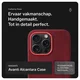 Rosso Avanti iPhone 14 Pro Max Hoesje Alcantara MagSafe met Wallet Burgundy afbeelding 2