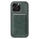 Rosso Avanti iPhone 14 Pro Max Hoesje Alcantara MagSafe met Wallet Groen
