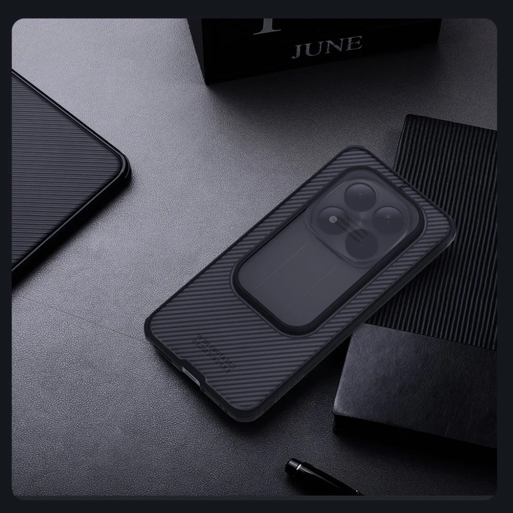 Nillkin CamShield Xiaomi Redmi Note 15 Pro Hoes Camera Slider Transparant Zwart afbeelding 9
