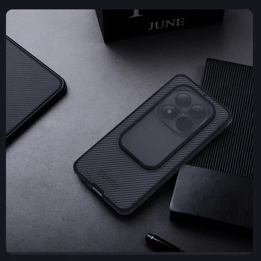 Nillkin CamShield Xiaomi Redmi Note 15 Pro Hoes Camera Slider Transparant Zwart afbeelding 9