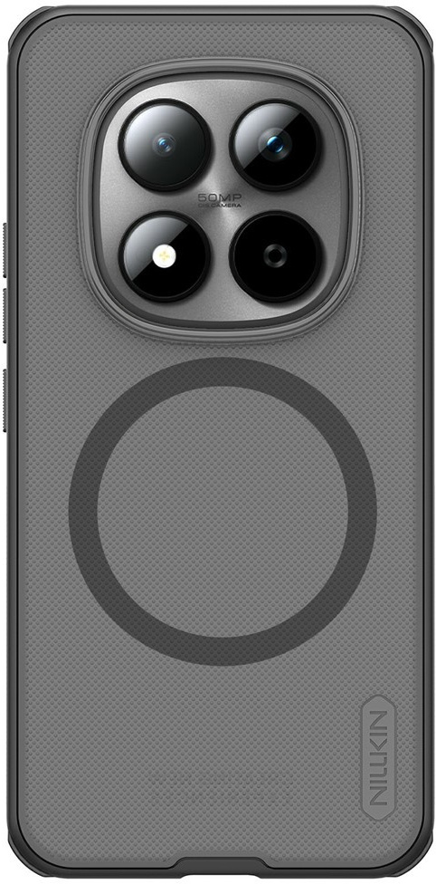 Nillkin Frosted Shield Xiaomi Redmi Note 15 Pro Hoesje MagSafe Transparant Zwart afbeelding 3