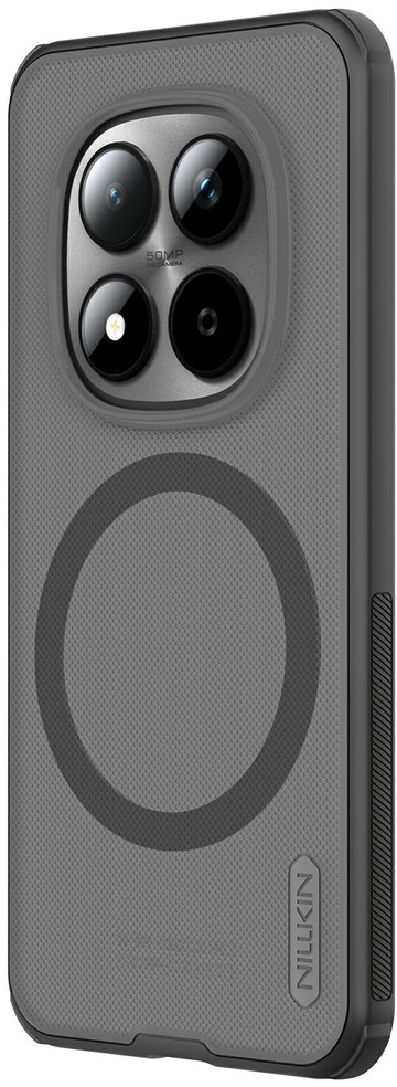 Nillkin Frosted Shield Xiaomi Redmi Note 15 Pro Hoesje MagSafe Transparant Zwart afbeelding 1