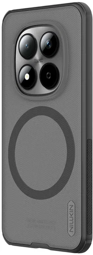 Nillkin Frosted Shield Xiaomi Redmi Note 15 Pro Hoesje MagSafe Transparant Zwart afbeelding 1