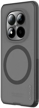 Nillkin Frosted Shield Xiaomi Redmi Note 15 Pro Hoesje MagSafe Transparant Zwart