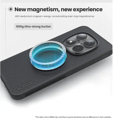 Nillkin Frosted Shield Xiaomi Redmi Note 15 Pro 5G Hoesje MagSafe Zwart afbeelding 4