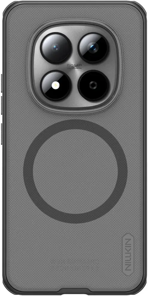 Nillkin Frosted Shield Xiaomi Redmi Note 15 Pro 5G Hoesje MagSafe Clear Zwart afbeelding 1