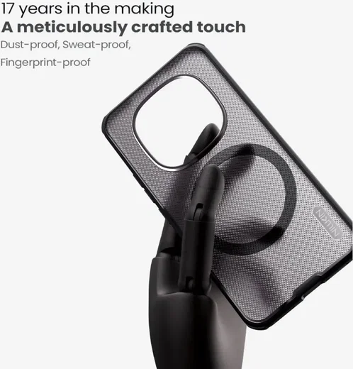 Nillkin Frosted Shield Xiaomi Redmi Note 15 Pro 5G Hoesje MagSafe Clear Zwart afbeelding 4