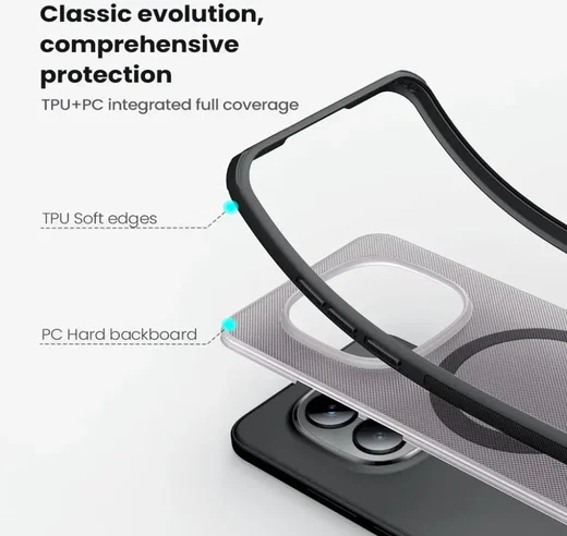 Nillkin Frosted Shield Xiaomi Redmi Note 15 Pro 5G Hoesje MagSafe Clear Zwart afbeelding 5