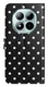 Xiaomi Redmi Note 15 Pro+ 5G Hoesje Portemonnee Book Case Polka Dot Zwart afbeelding 6