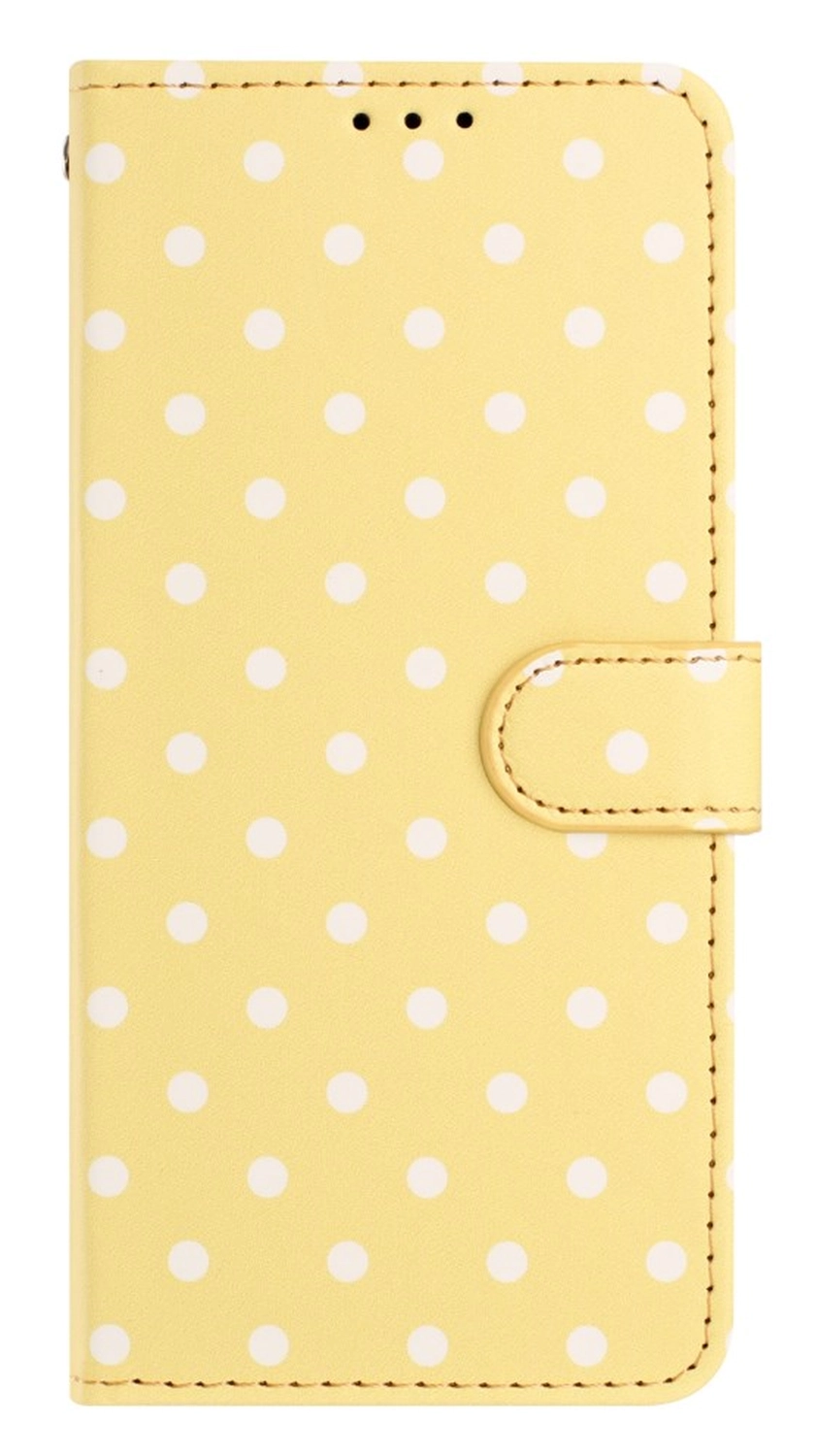Xiaomi Redmi Note 15 Pro+ 5G Hoesje Portemonnee Book Case Polka Dot Geel afbeelding 11