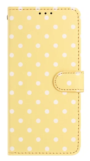 Xiaomi Redmi Note 15 Pro+ 5G Hoesje Portemonnee Book Case Polka Dot Geel afbeelding 11