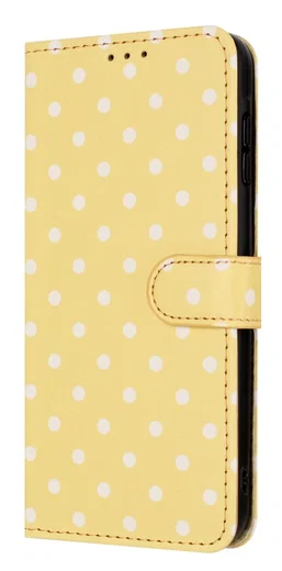 Xiaomi Redmi Note 15 Pro+ 5G Hoesje Portemonnee Book Case Polka Dot Geel afbeelding 12
