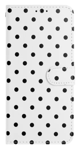 Xiaomi Redmi Note 15 Pro+ 5G Hoesje Portemonnee Book Case Polka Dot Wit afbeelding 11