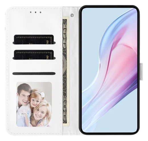 Xiaomi Redmi Note 15 Pro+ 5G Hoesje Portemonnee Book Case Polka Dot Wit afbeelding 13
