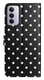 Xiaomi Redmi 15 5G Hoesje Portemonnee Book Case Polka Dot Zwart afbeelding 6
