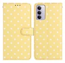 Xiaomi Redmi 15 5G Hoesje Portemonnee Book Case Polka Dot Geel