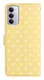 Xiaomi Redmi 15 5G Hoesje Portemonnee Book Case Polka Dot Geel afbeelding 6