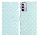 Xiaomi Redmi 15 5G Hoesje Portemonnee Book Case Polka Dot Blauw