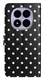 Xiaomi Redmi Note 15 Pro 5G Hoesje Portemonnee Book Case Polka Dot Zwart afbeelding 6