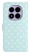 Xiaomi Redmi Note 15 Pro 5G Hoesje Portemonnee Book Case Polka Dot Blauw afbeelding 6
