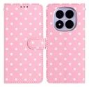 Xiaomi Redmi Note 15 Pro 5G Hoesje Portemonnee Book Case Polka Dot Roze