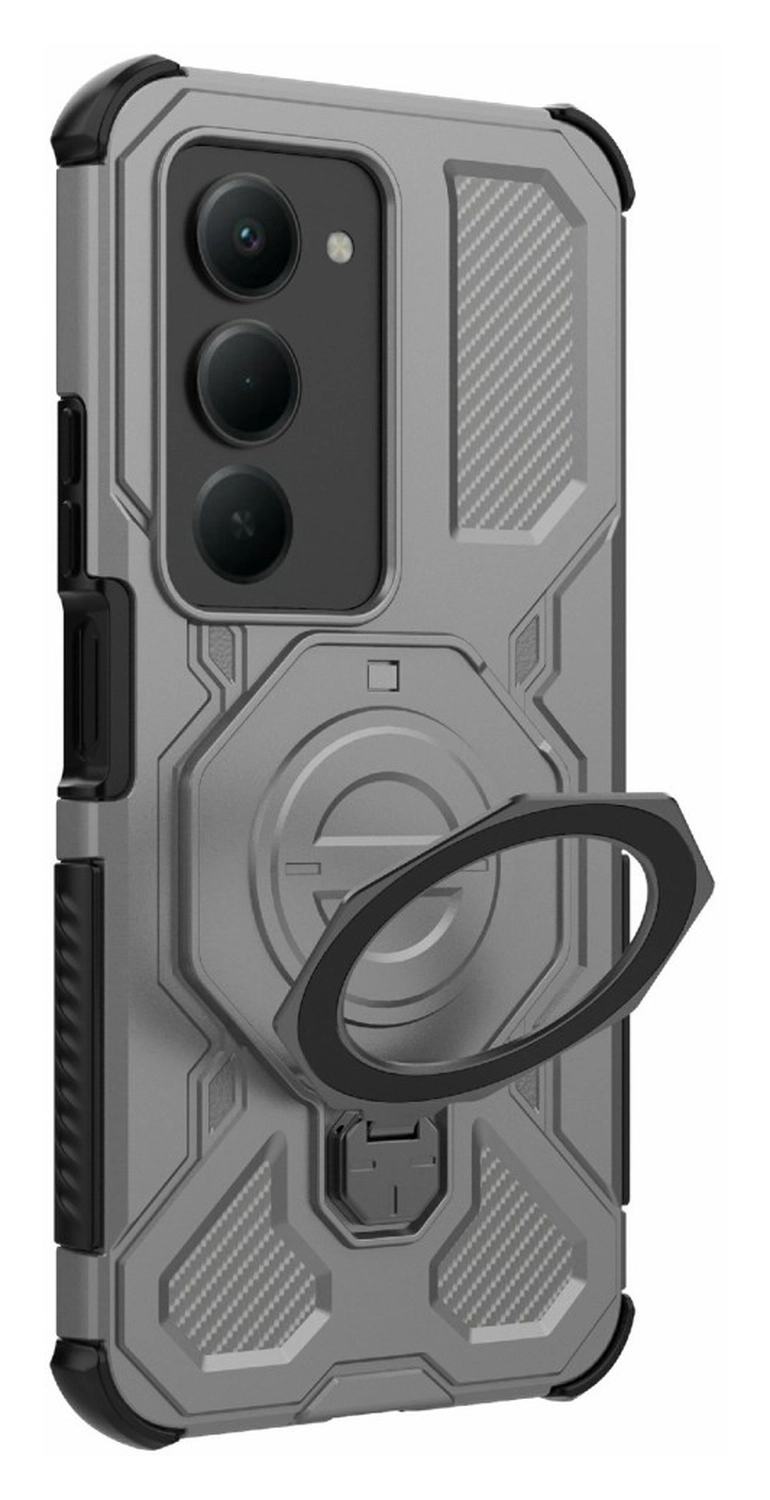 Xiaomi Redmi 15 5G Hoesje MagSafe 360° Standaard Grijs afbeelding 7