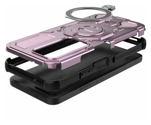 Xiaomi Redmi 15 5G Hoesje MagSafe 360° Standaard Roze afbeelding 9