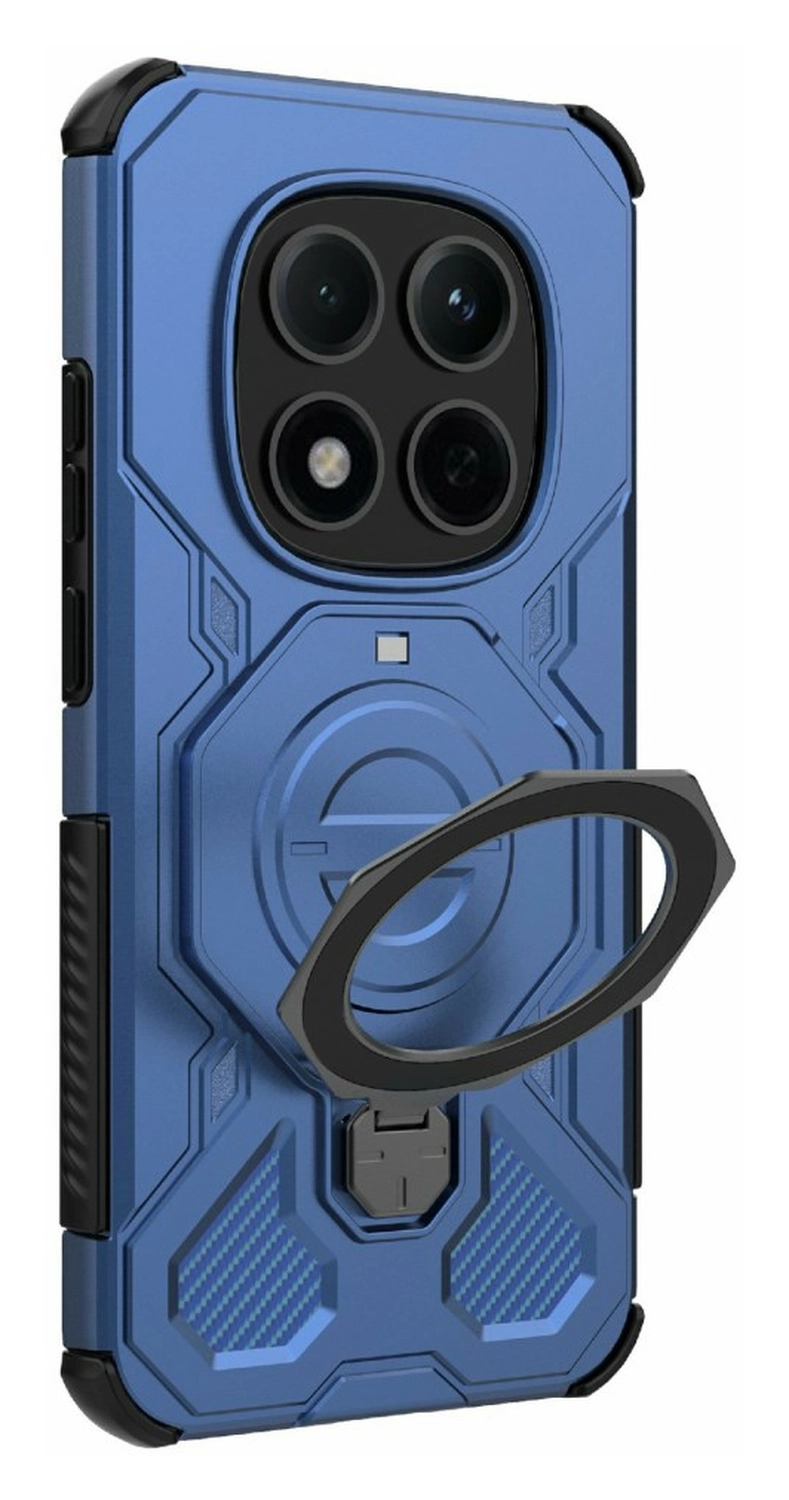 Xiaomi Redmi Note 15 Pro 5G Hoesje MagSafe 360° Standaard Blauw afbeelding 5