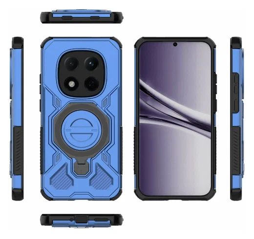 Xiaomi Redmi Note 15 Pro 5G Hoesje MagSafe 360° Standaard Blauw afbeelding 9
