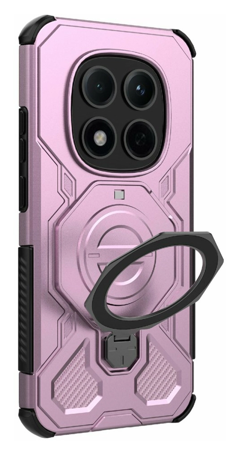 Xiaomi Redmi Note 15 Pro 5G Hoesje MagSafe 360° Standaard Roze afbeelding 5