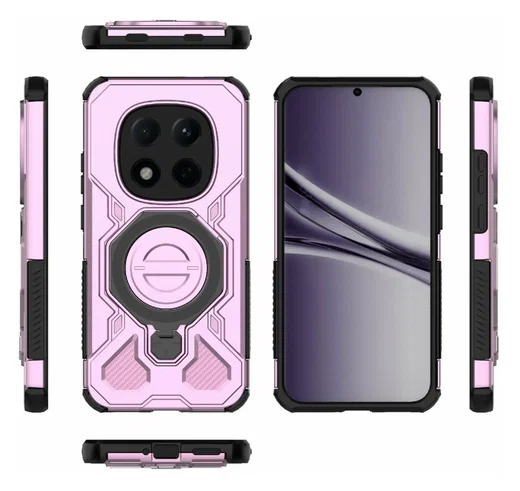 Xiaomi Redmi Note 15 Pro 5G Hoesje MagSafe 360° Standaard Roze afbeelding 9