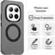 Xiaomi Redmi Note 15 Pro Hoesje MagSafe Backcover Semi-Transparant & Zwart afbeelding 5