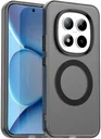 Xiaomi Redmi Note 15 Pro Hoesje MagSafe Backcover Semi-Transparant & Zwart