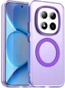 Xiaomi Redmi Note 15 Pro Hoesje MagSafe Backcover Semi-Transparant & Paars