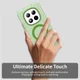 Xiaomi Redmi Note 15 Pro Hoesje MagSafe Backcover Semi-Transparant & Groen afbeelding 4