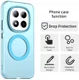 Xiaomi Redmi Note 15 Pro Hoesje MagSafe Backcover Semi-Transparant & Blauw afbeelding 5