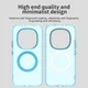 Xiaomi Redmi Note 15 Pro Hoesje MagSafe Backcover Semi-Transparant & Blauw afbeelding 3