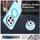 Xiaomi Redmi Note 15 Pro Hoesje MagSafe Backcover Semi-Transparant & Blauw afbeelding 7