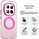 Xiaomi Redmi Note 15 Pro Plus Hoesje MagSafe Backcover Semi-Transparant & Roze afbeelding 7
