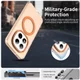 Xiaomi Redmi Note 15 Pro Hoesje MagSafe Backcover Semi-Transparant & Oranje afbeelding 7