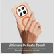Xiaomi Redmi Note 15 Pro Hoesje MagSafe Backcover Semi-Transparant & Oranje afbeelding 4