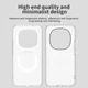 Xiaomi Redmi Note 15 Pro Plus Hoesje MagSafe Backcover Semi-Transparant & Wit afbeelding 3