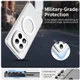 Xiaomi Redmi Note 15 Pro Plus Hoesje MagSafe Backcover Semi-Transparant & Wit afbeelding 7
