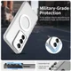 Xiaomi Redmi 15 5G Hoesje MagSafe Backcover Semi-Transparant & Wit afbeelding 9